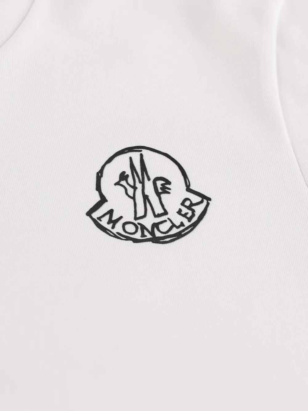 Moncler Katoenen T-shirt Wit