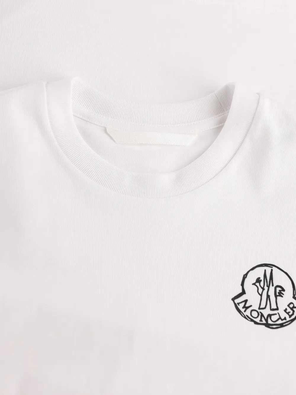 Moncler Katoenen T-shirt Wit