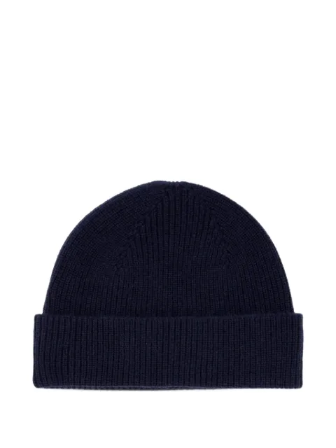 Zegna ribbed-knit beanie hat