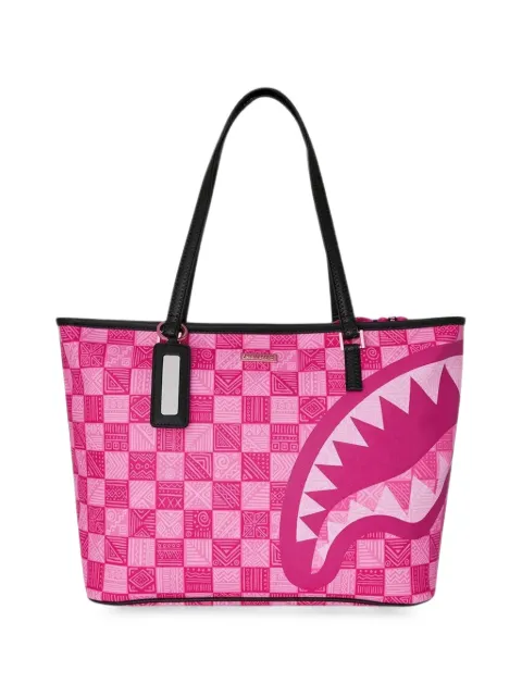Sprayground x Sandflower A.I. African Intelligence The Sunset Reset geometric-pattern tote bag