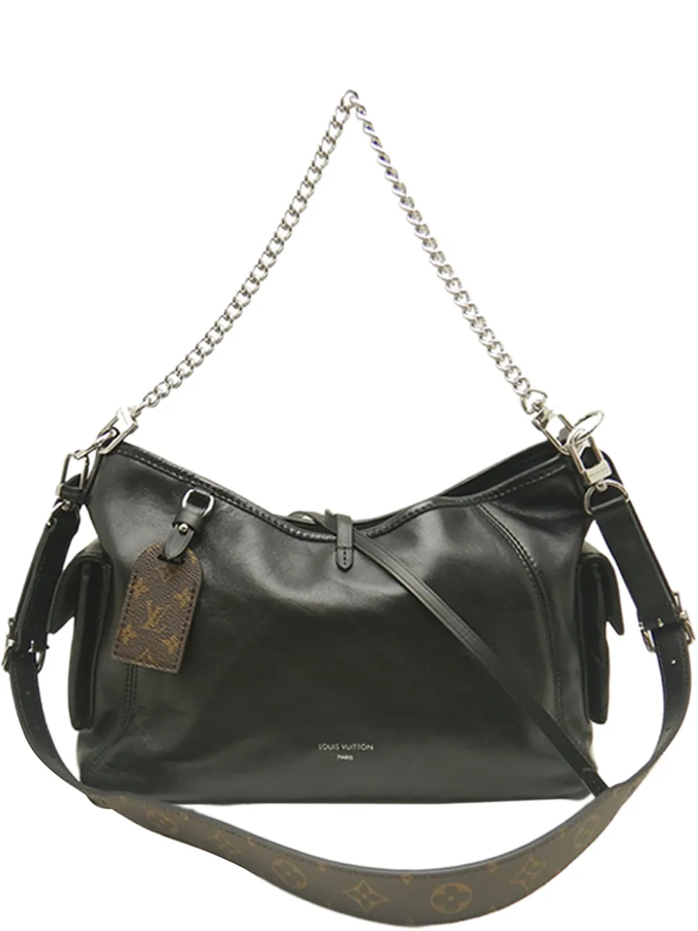 Louis Vuitton Pre-Owned 2021-2026 Lambskin CarryAll Cargo Vibe PM satchel - Nero