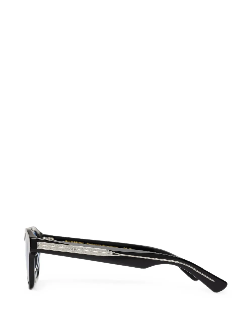 MessyWeekend Bille Reveal Round-frame Sunglasses in Black, view 2