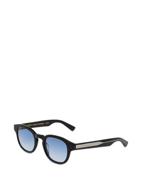 MESSYWEEKEND Bille Reveal Round-frame Sunglasses in Black