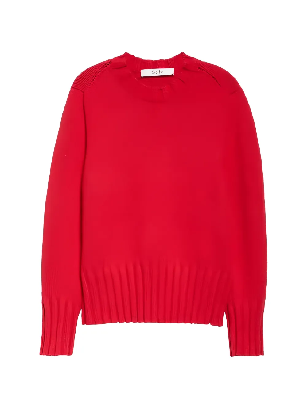 Séfr ribbed-knit cotton sweater
