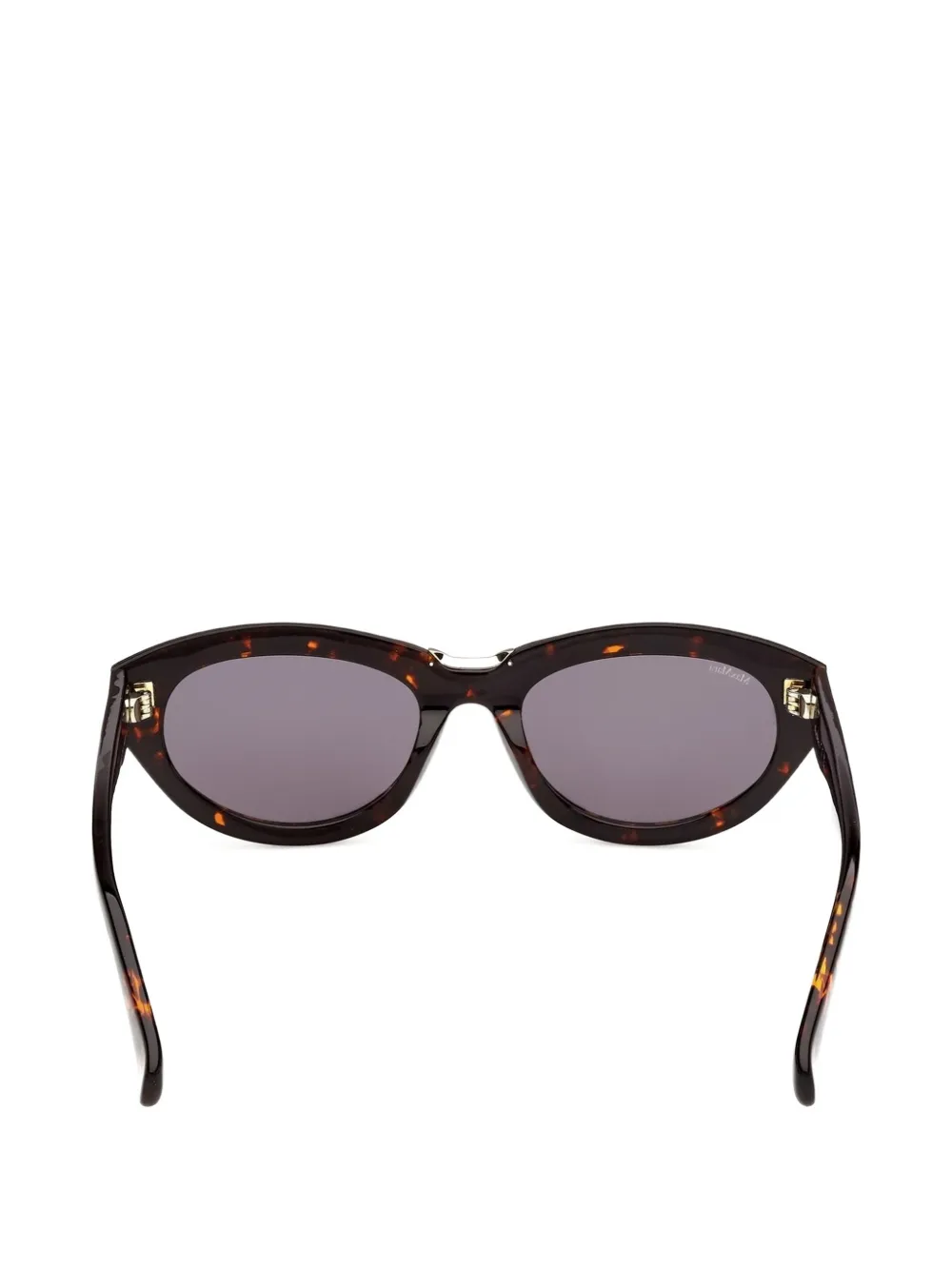 Max Mara Eyewear Zonnebril met schildpadschild-effect Bruin