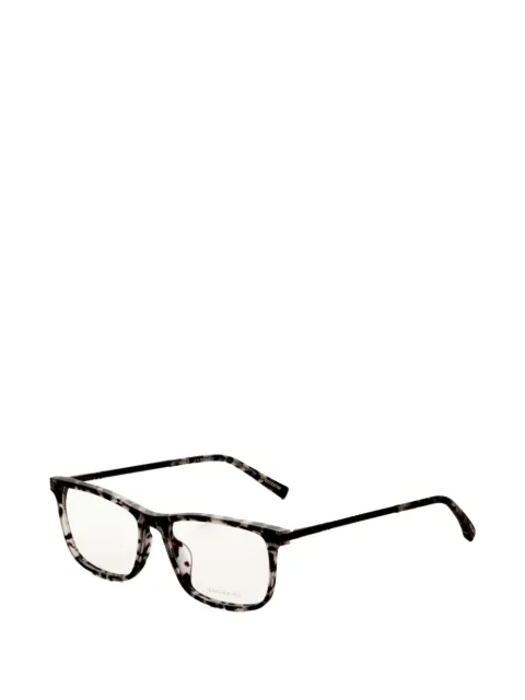 Chopard tortoise-shell rectangle-frame glasses