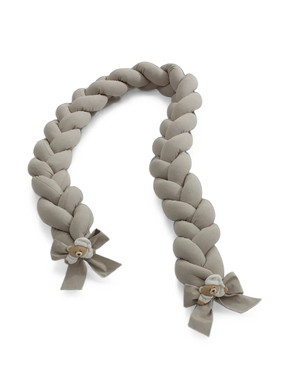 NANAN Tato braided cot bumper - Grigio