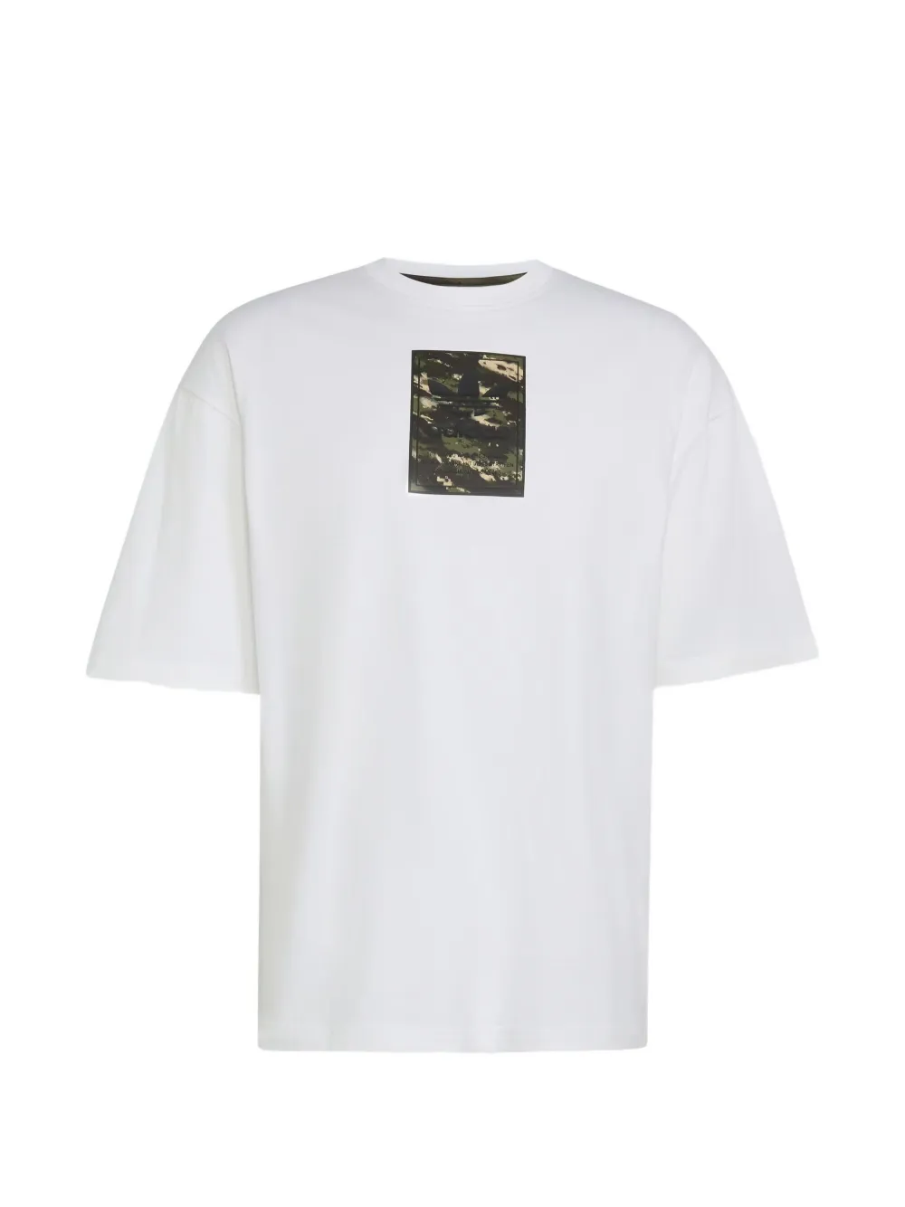 adidas camouflage-print cotton T-shirt