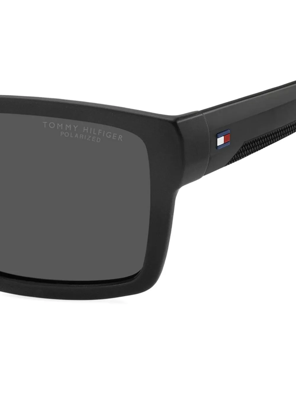 Tommy Hilfiger Zonnebril met vierkant montuur Zwart