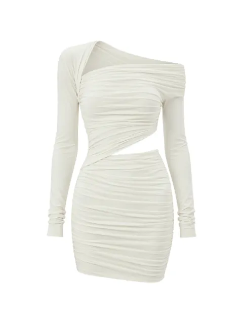 Amazuìn Pat cut-out ruched mini dress