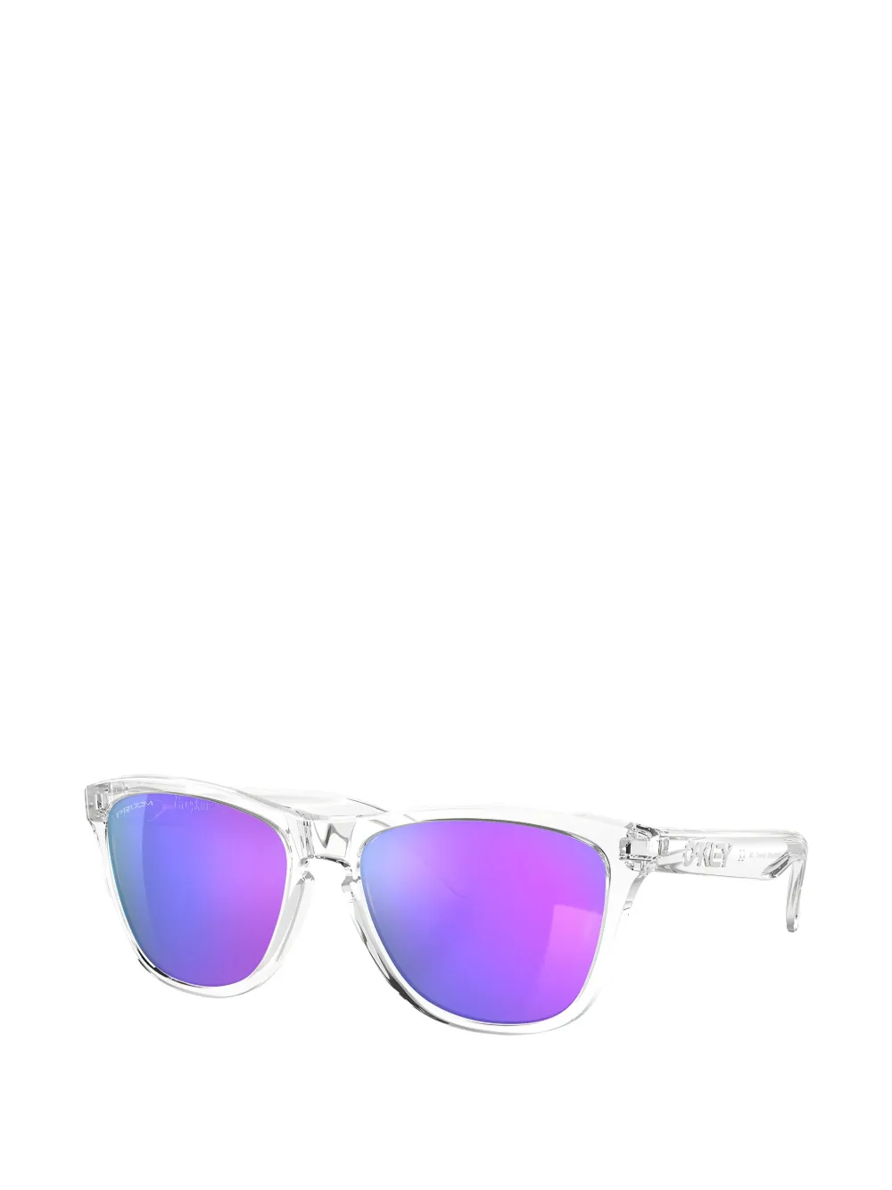 Oakley Eckige Frogskins Sonnenbrille - Weiß