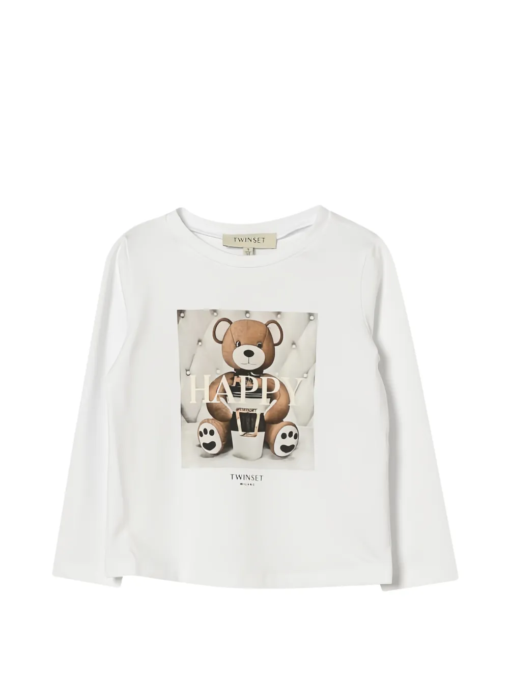 TWINSET Kids long-sleeve T-shirt Wit
