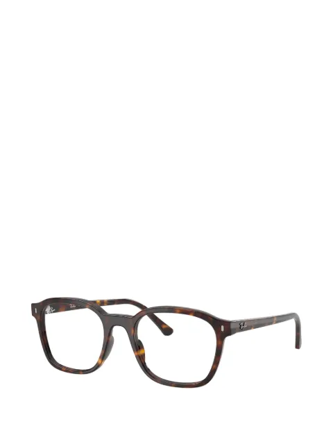 Ray-Ban tortoiseshell-effect square-frame glasses