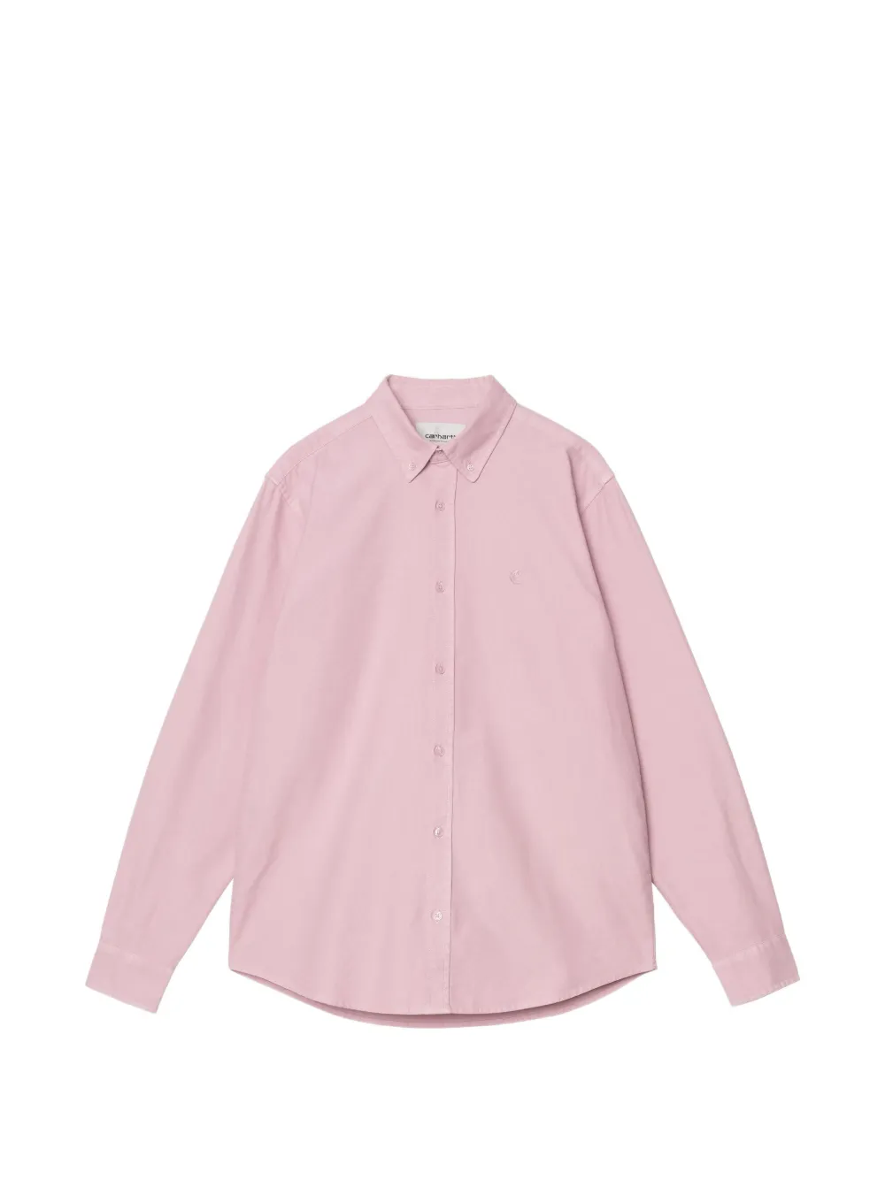 Carhartt WIP Bolton overhemd met button-downkraag en geborduurd logo Roze