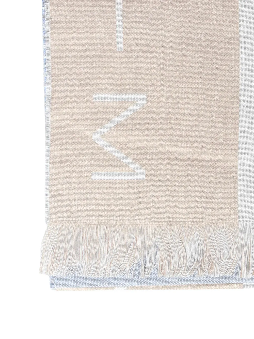 Max Mara Sjaal met logoprint Beige