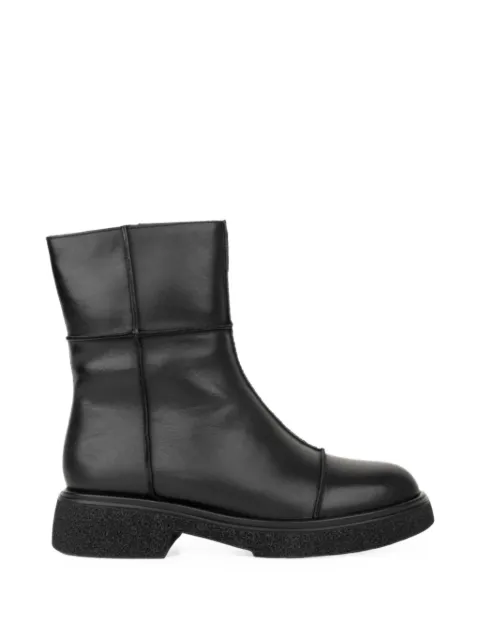 SERGIO MORETTI FIRENZE leather ankle boots