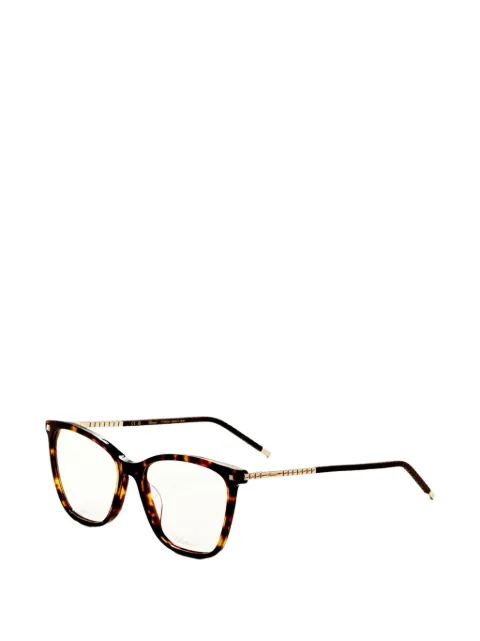 Chopard tortoiseshell-effect square-frame glasses