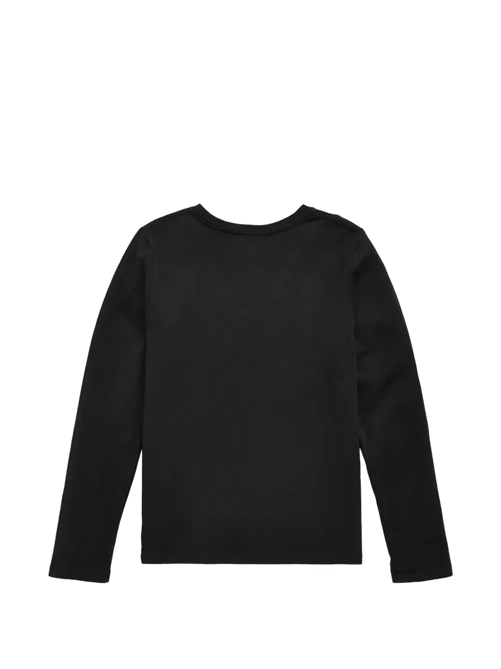 POLO RALPH LAUREN KIDS Top met geborduurd logo en lange mouwen Zwart