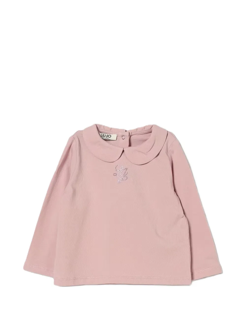 Liu Jo Kids T-shirt met stras Roze