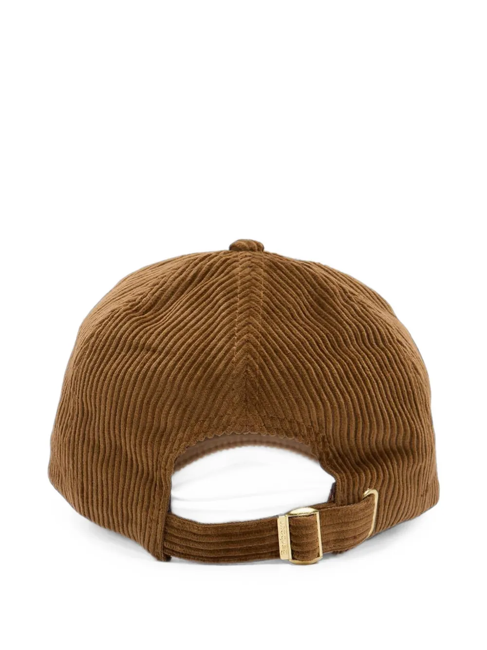 Barbour Ivybridge ribfluwelen pet met geborduurd logo Bruin