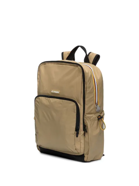 K-Way Gizy logo-patch zip-fastening backpack