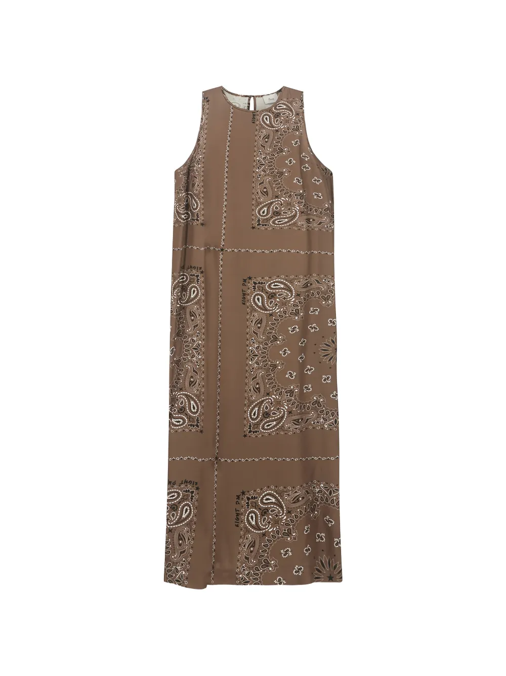 8pm Taormina paisley-print sleeveless maxi dress