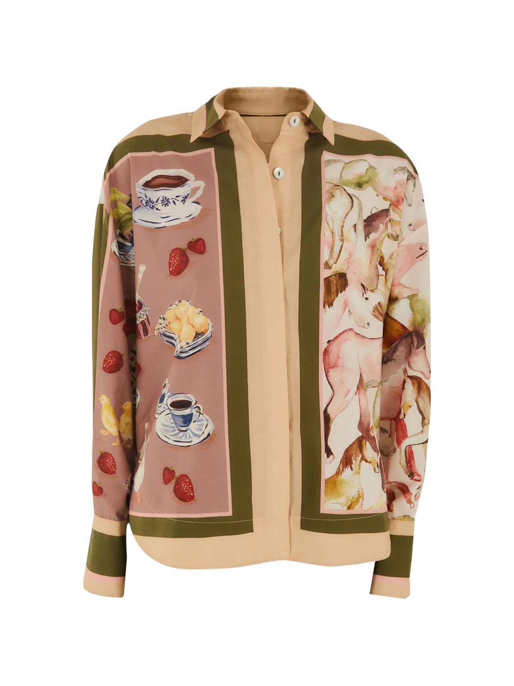 FARM Rio graphic-print button-up shirt