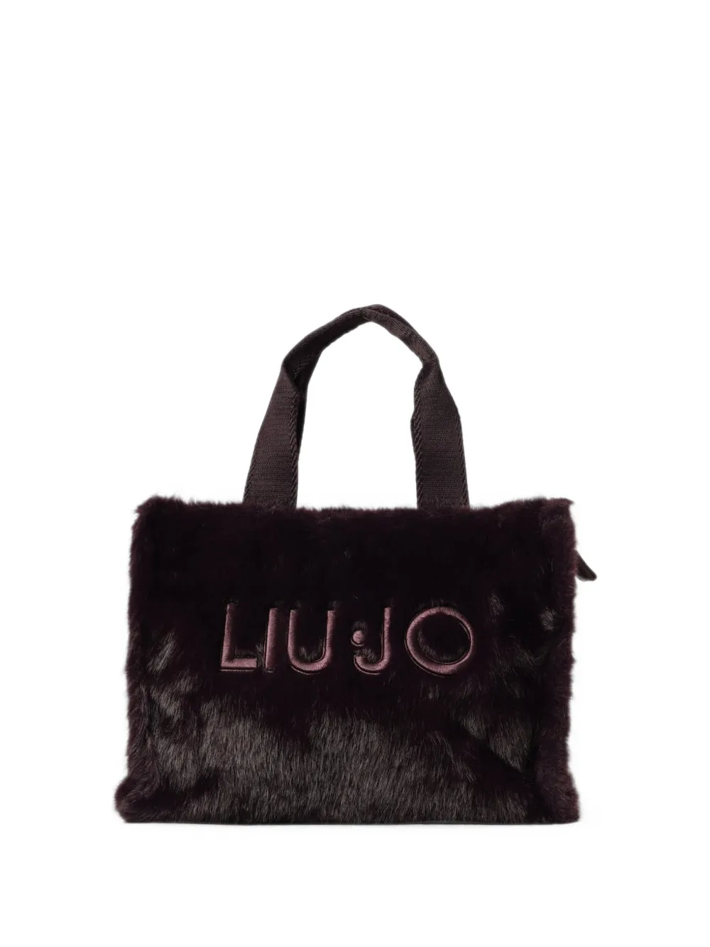 Liu Jo Kids logo-embroidered tote bag - Viola