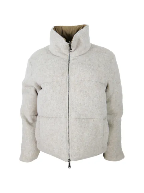Lorena Antoniazzi quilted high-neck jacket