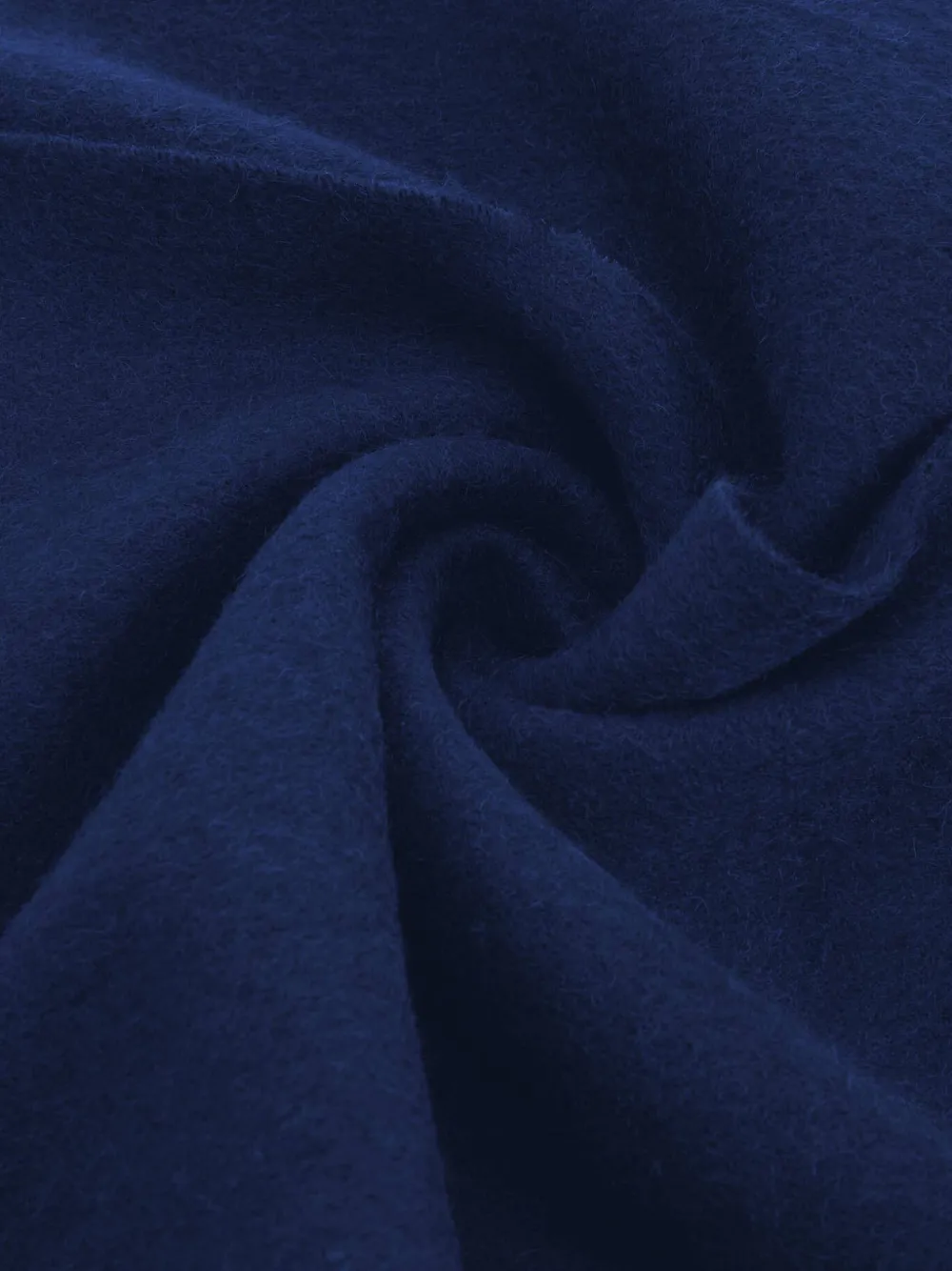 Barbour Lamlswollen sjaal met franje Blauw