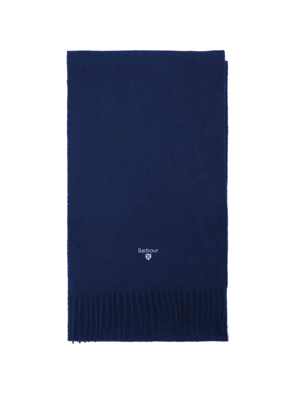 Barbour fringed lambswool scarf