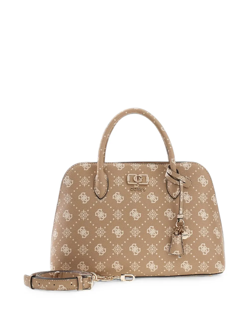 GUESS USA Emelie shopper met logoprint Beige