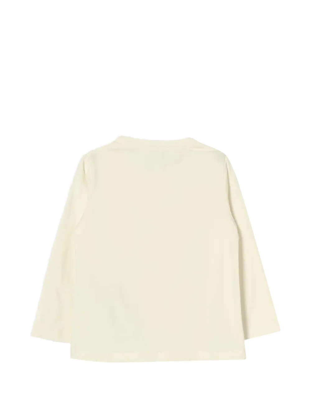 Liu Jo Kids T-shirt met lange mouwen en logo-print Beige