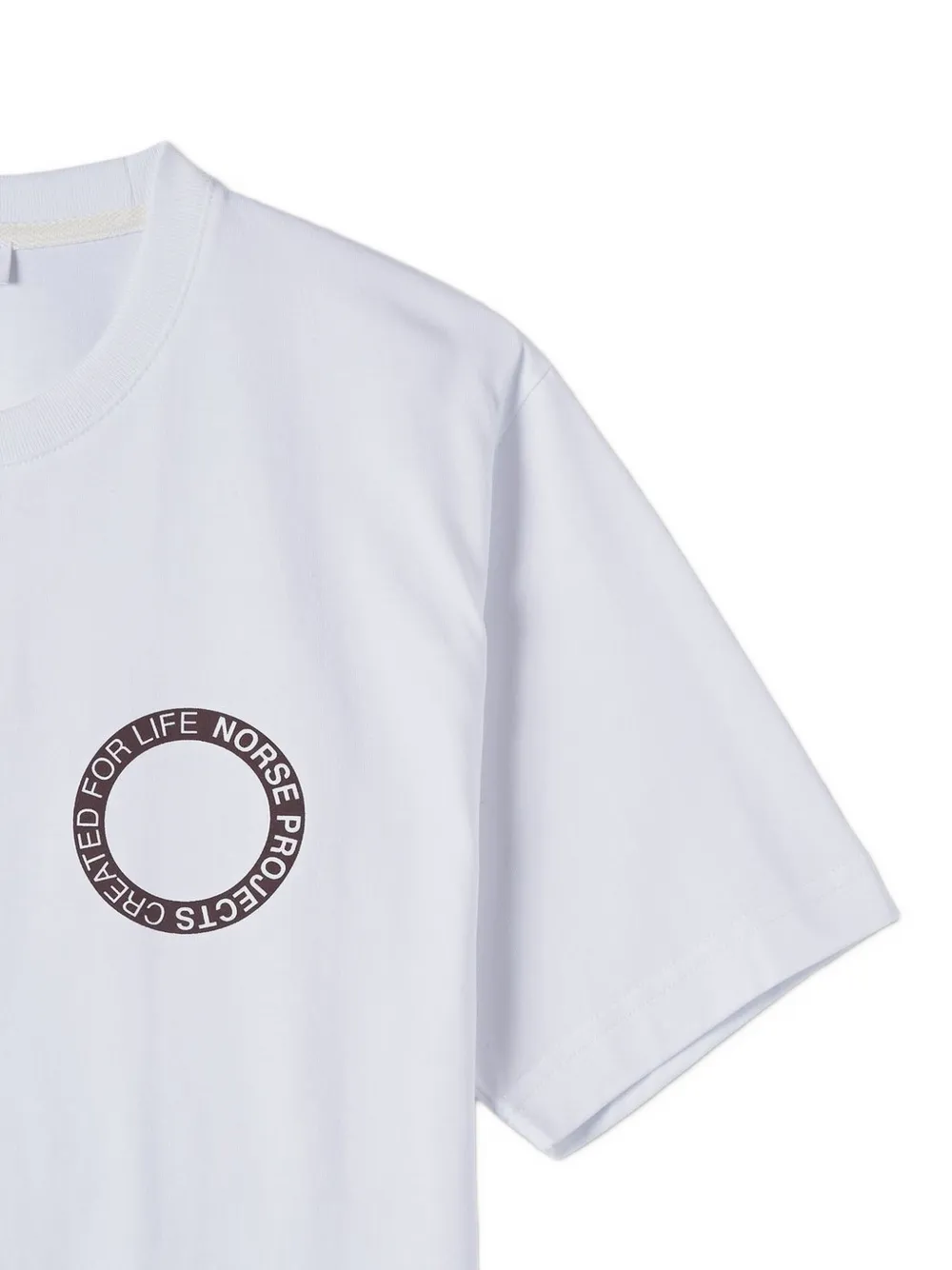 Norse Projects logo-print T-shirt Wit
