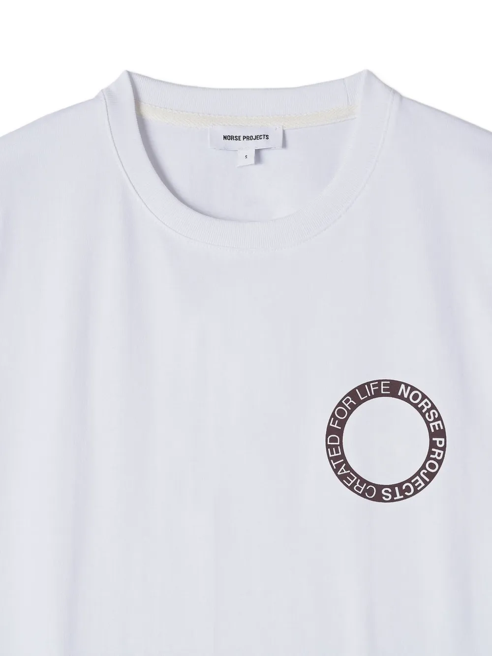 Norse Projects logo-print T-shirt Wit