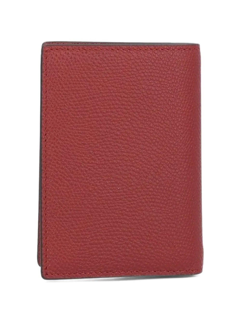 Valentino Garavani VLogo Signature leather card holder Rood