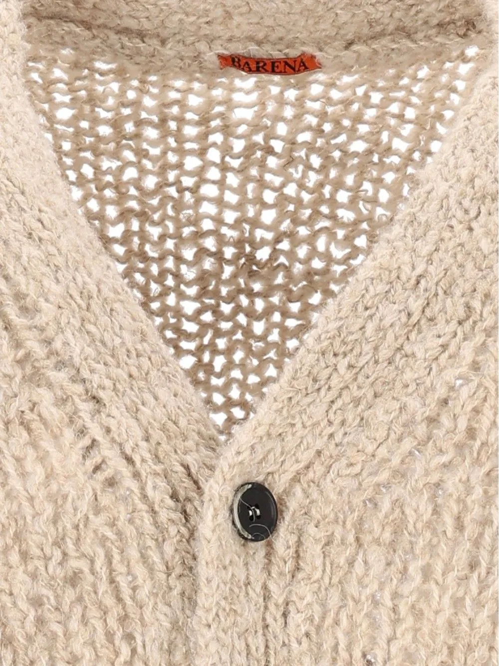Barena Cigalon chunky-knit cardigan Beige
