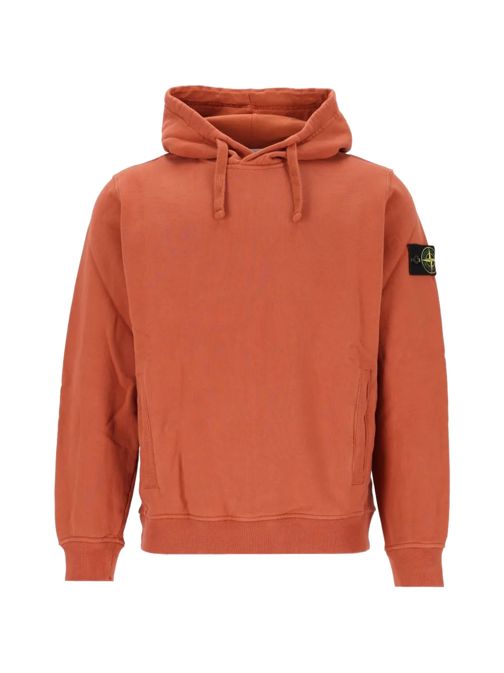 Stone Island 6100048 brushed organic cotton fleece sweatshirt - Orange