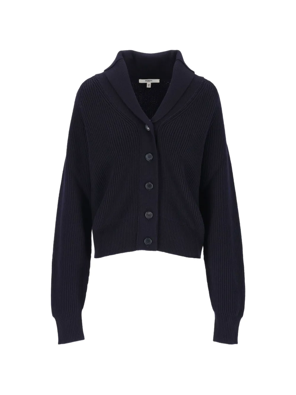 Barena Vanni Ribera ribbed shawl-collar cardigan - Blu