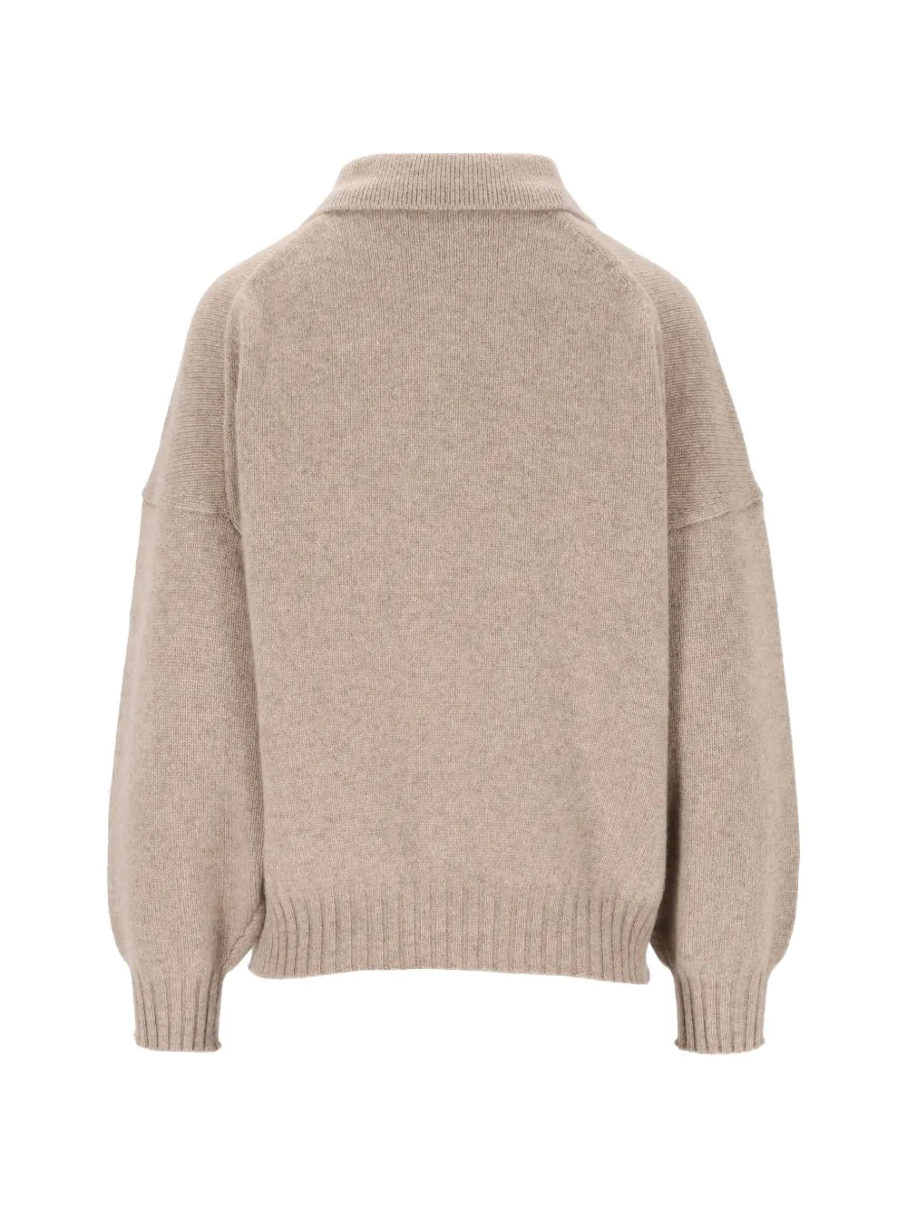 Arch4 King's Road Cashmere Polo Top in Neutrals, view 2