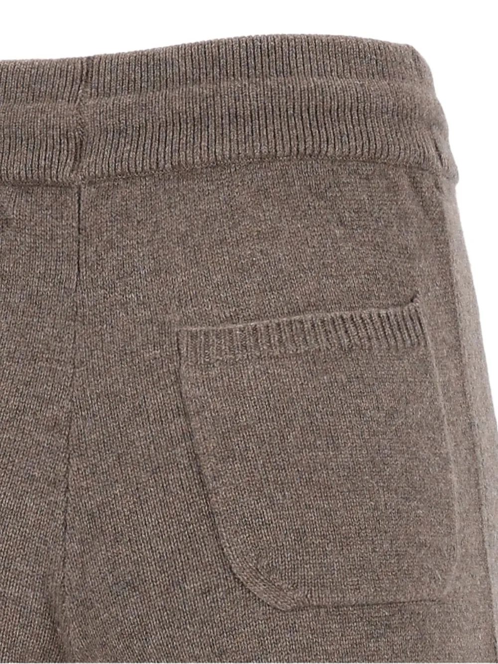 Arch4 Drawstring-waist Cashmere Track Pants in Brown, view 3