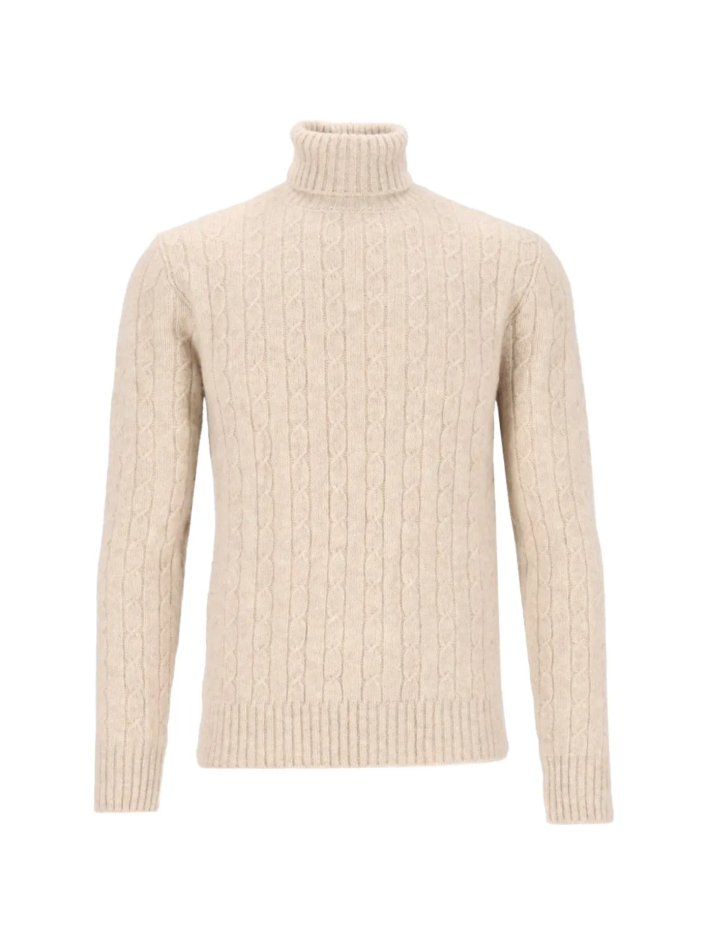 Eleventy cable-knit roll-neck sweater