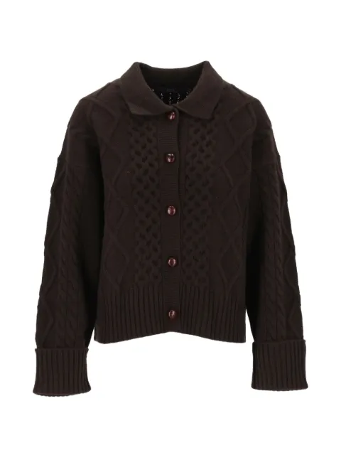 arch4 Columbia cable-knit cardigan