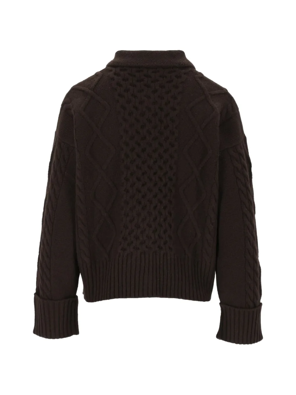 arch4 Columbia kabelgebreid vest Bruin