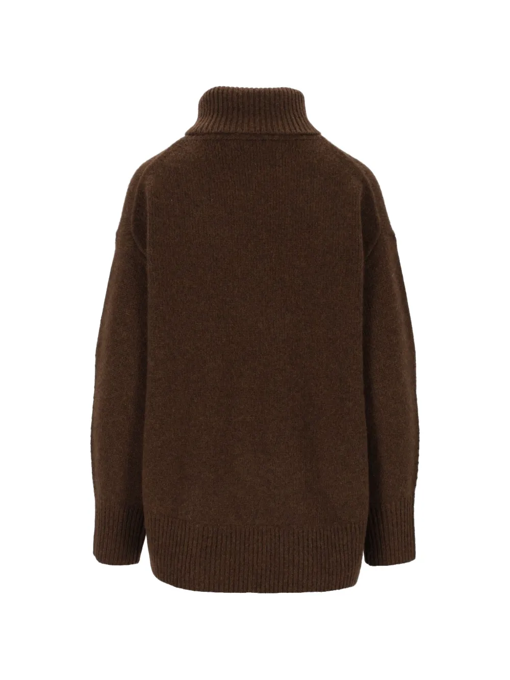 arch4 World's End Chunky Cashmere Sweater in Brown, view 2