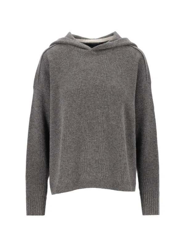 Arch4 Sarah Cashmere Hooded Sweater in Grey