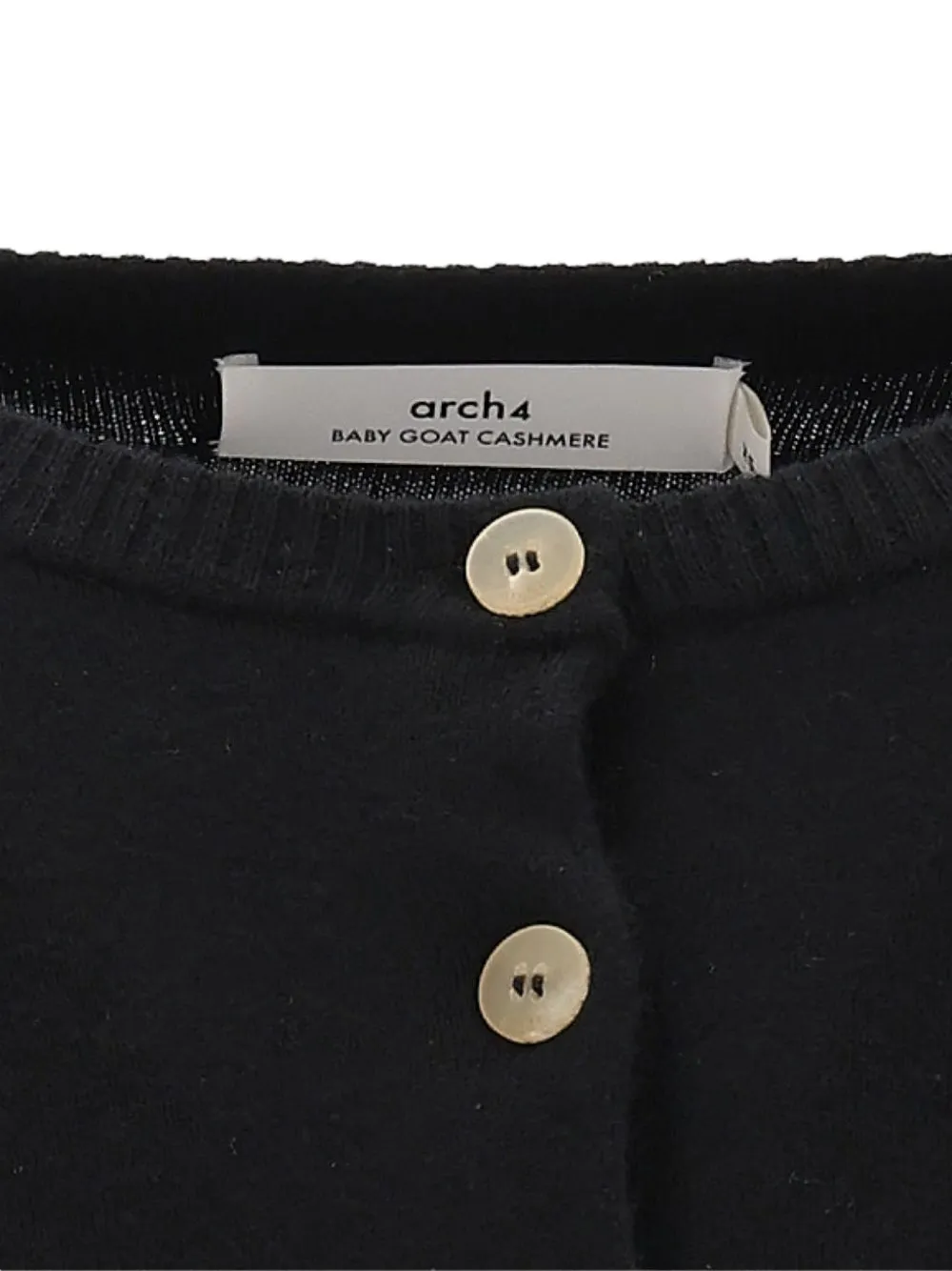 arch4 Celestina vest met ronde hals Zwart