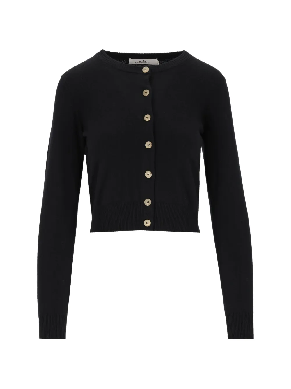 arch4 Celestina crew-neck cardigan - Black