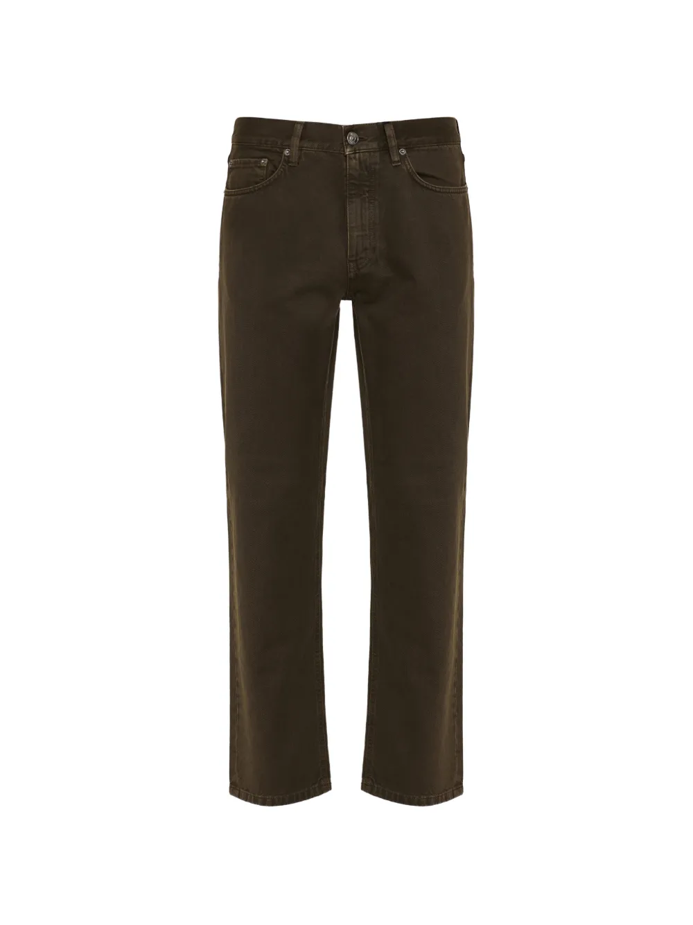 Zegna mid-rise straight-leg jeans - Marrone