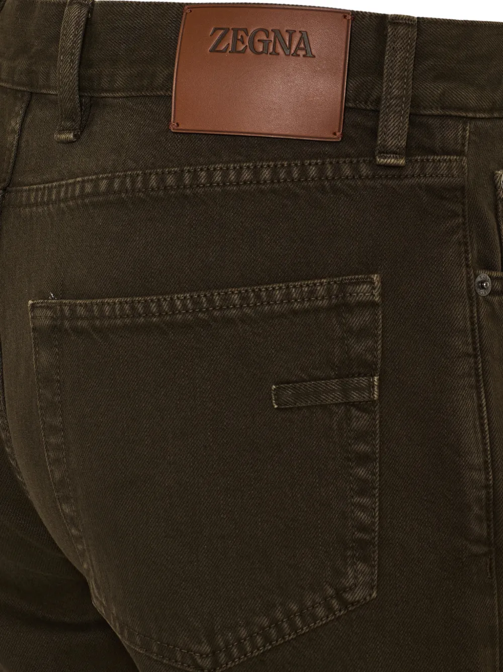 Zegna mid-rise straight-leg jeans Bruin